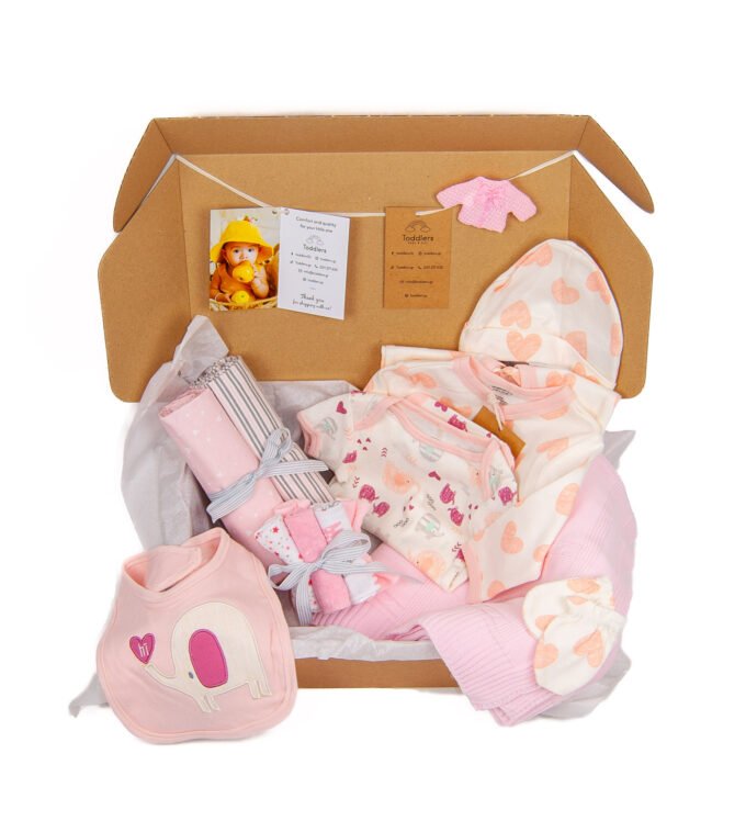 Baby shower gift box girl 14 τμχ