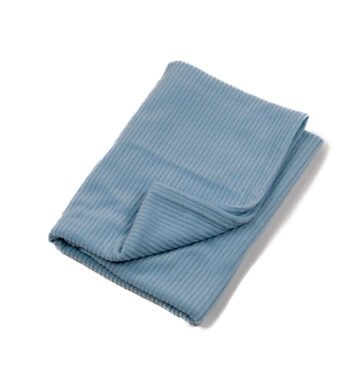 μπλε κουβερτούλα κοτλέ