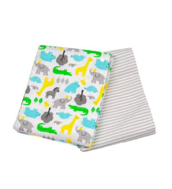 σετ 2 πάνες αγκαλιάς βαμβακερές