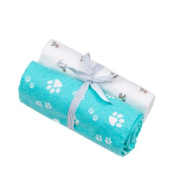 σετ 2 πάνες αγκαλιάς βαμβακερές