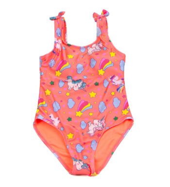 ολόσωμο μαγιό πορτοκαλί μονόκερος