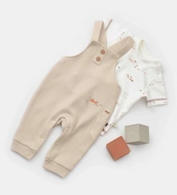 σαλοπέτα για αγόρι και λευκό μπλουζάκι