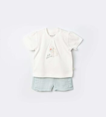 Σετ για κορίτσι από 100% αγνό οργανικό βαμβάκι