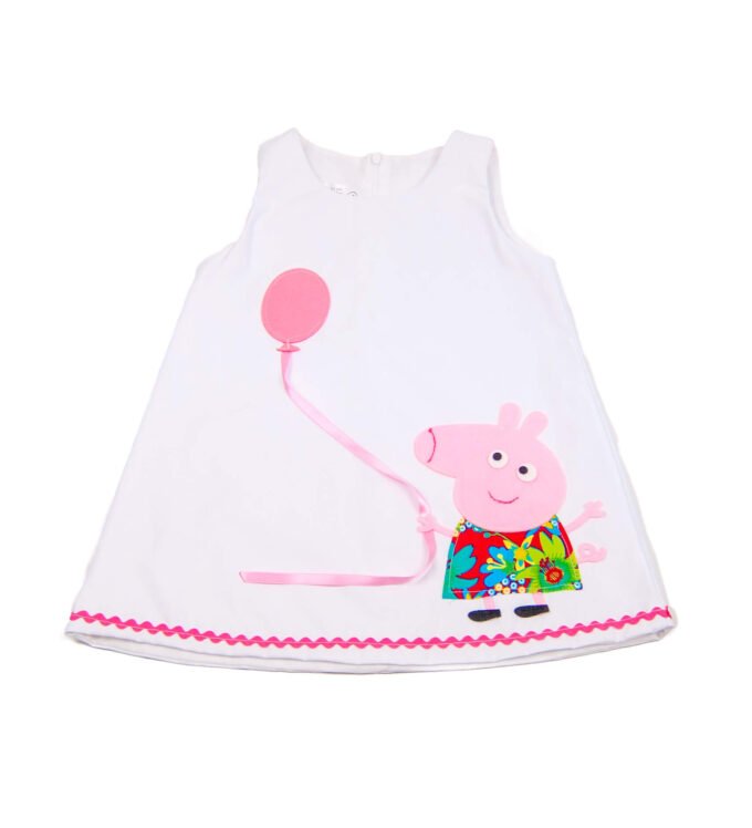 χειροποίητο φόρεμα Pink Pig