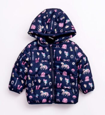 μπλε μπουφάν κορίτσι