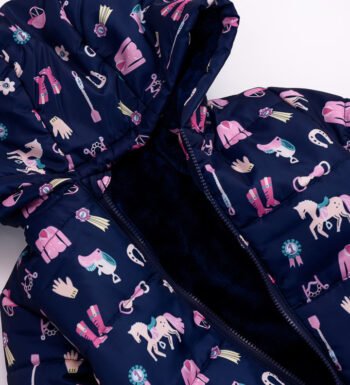 μπλε μπουφάν κορίτσι