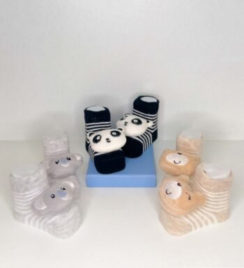 βρεφικά καλτσάκια παιχνιδιού τρία ζευγάρια