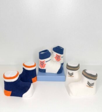 βρεφικά καλτσάκια τρία ζευγάρια