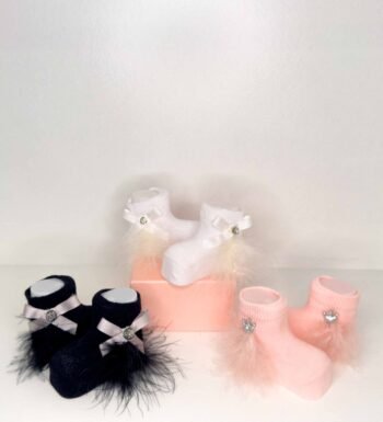βρεφικά καλτσάκια κορίτσι τρία ζευγάρια