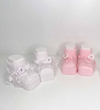 βρεφικά καλτσάκια κορίτσι τρία ζευγάρια