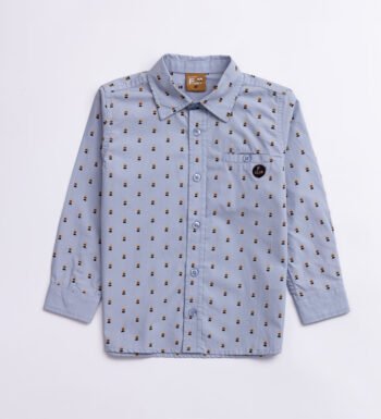 Μπλε πουκάμισο για αγόρι