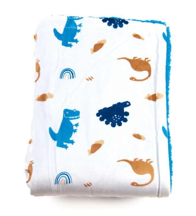 Fleece κουβερτούλα, διπλής όψης, με μαξιλαράκι