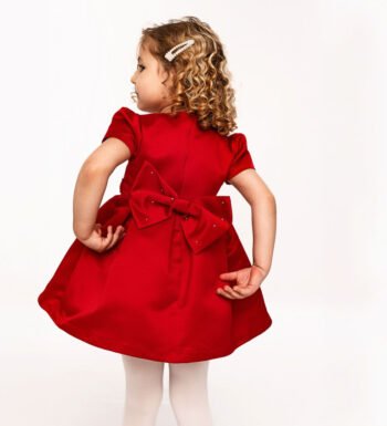 Κόκκινο Χριστουγεννιάτικο φόρεμα για κορίτσι