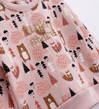 Παιδικό σετ φούτερ φόρμα για κορίτσι