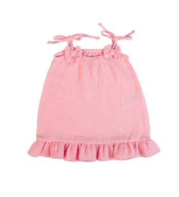 Καλοκαιρινό παιδικό ροζ φόρεμα