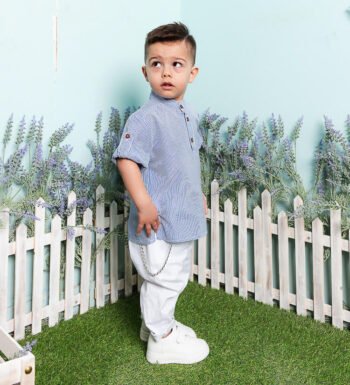 Ριγέ πουκάμισο για αγόρι