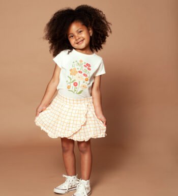 Καλοκαιρινό κοντομάνικο μπλουζάκι για κορίτσι