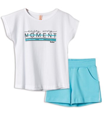 Βαμβακερό καλοκαιρινό σετ για κορίτσι