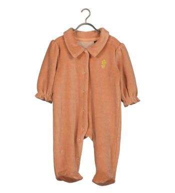 Βρεφικό βελούδινο φορμάκι για κορίτσι