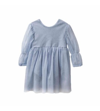 Γαλάζιο βρεφικό φόρεμα για κορίτσι