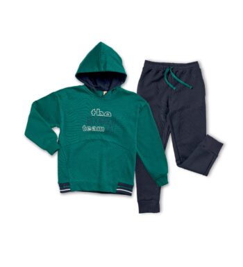 Παιδική φόρμα φούτερ με κουκούλα για αγόρι