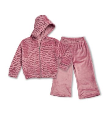 Παιδική φόρμα φούτερ βελουτέ για κορίτσι