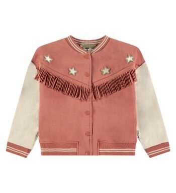 Ζακέτα για κορίτσι με κρόσια για κορίτσι
