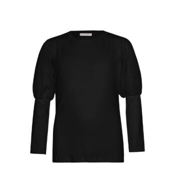 Μπλούζα με τούλι στους ώμους