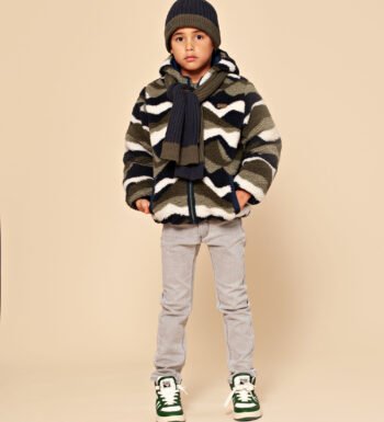 Παιδικό μπουφάν για αγόρι διπλής όψης