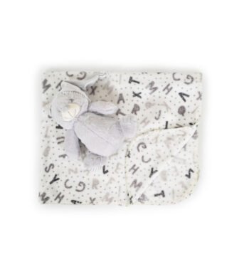 Fleece κουβερτούλα αγκαλιάς με αρκουδάκι συντροφιάς