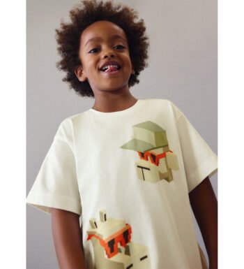 MAYORAL t-shirt μπλούζα για αγόρι εκρού